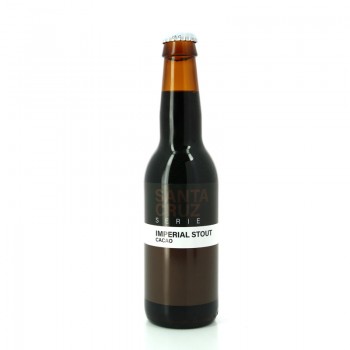Bière Noire Santa Cruz Serie : Imperial Stout Cacao - Brasserie Artisanale Sainte-Cru